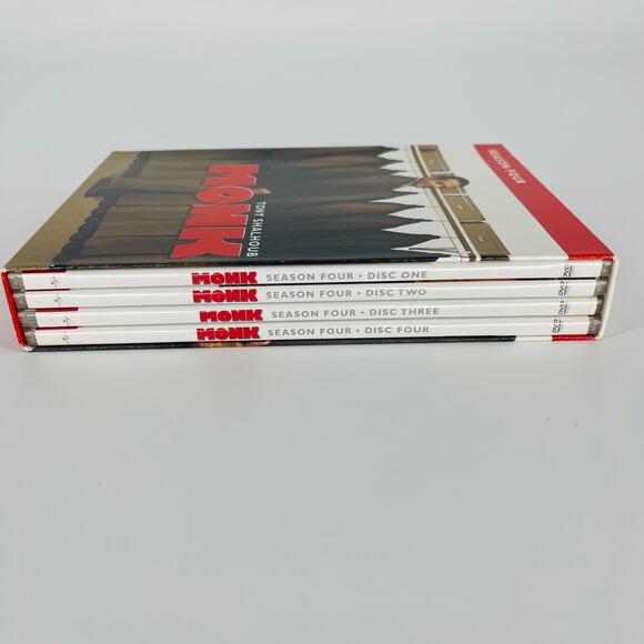 Monk - The Complete Fourth Season (DVD, 2006, 4-Disc Set) - Good Used Condition - Picture 7 of 15